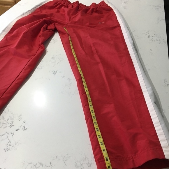 Nike sport red with white stripes on the side pants size:XXL - Picture 6 of 8